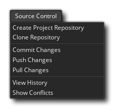 Source Control Context Menu